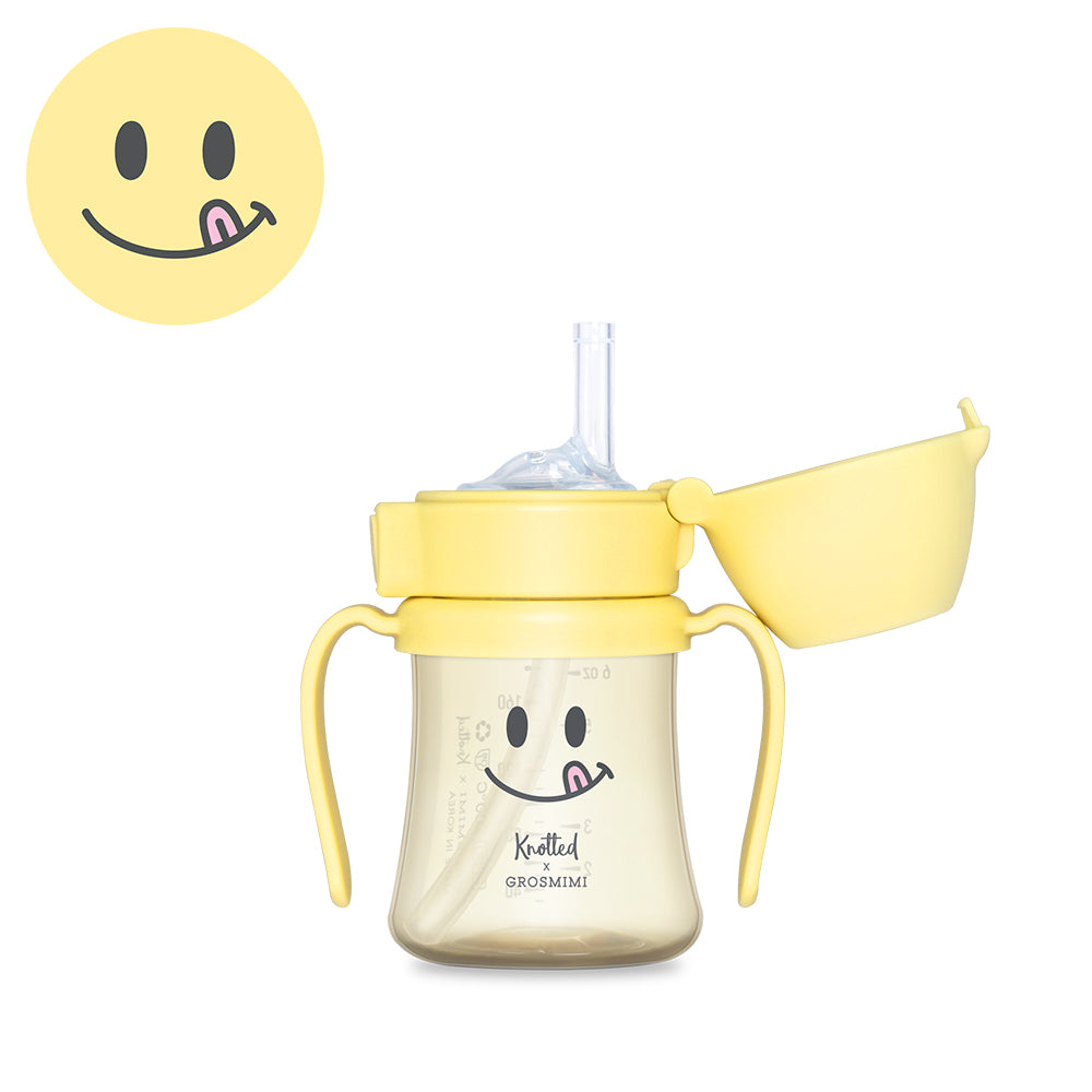 Grosmimi X Knotted PPSU Straw Cup 200 ml *Limited Edition*