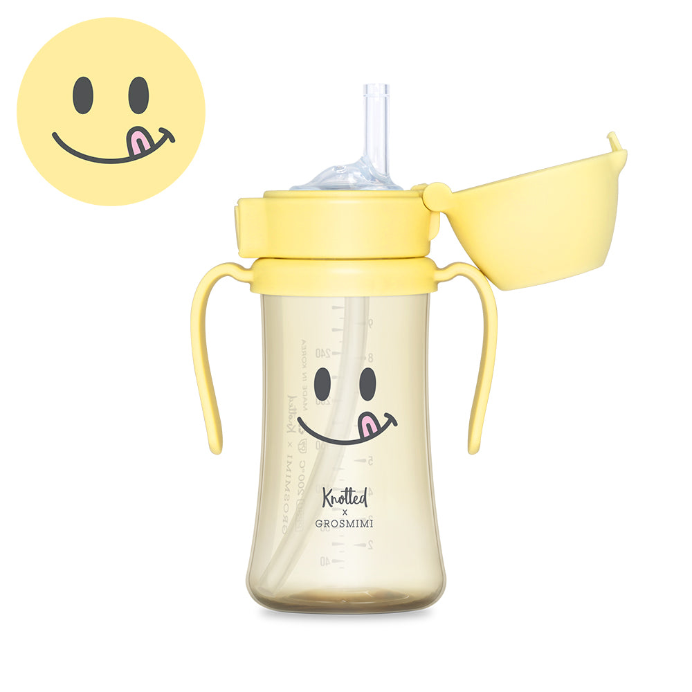 Grosmimi X Knotted PPSU Straw Cup 300 ml *Limited Edition*