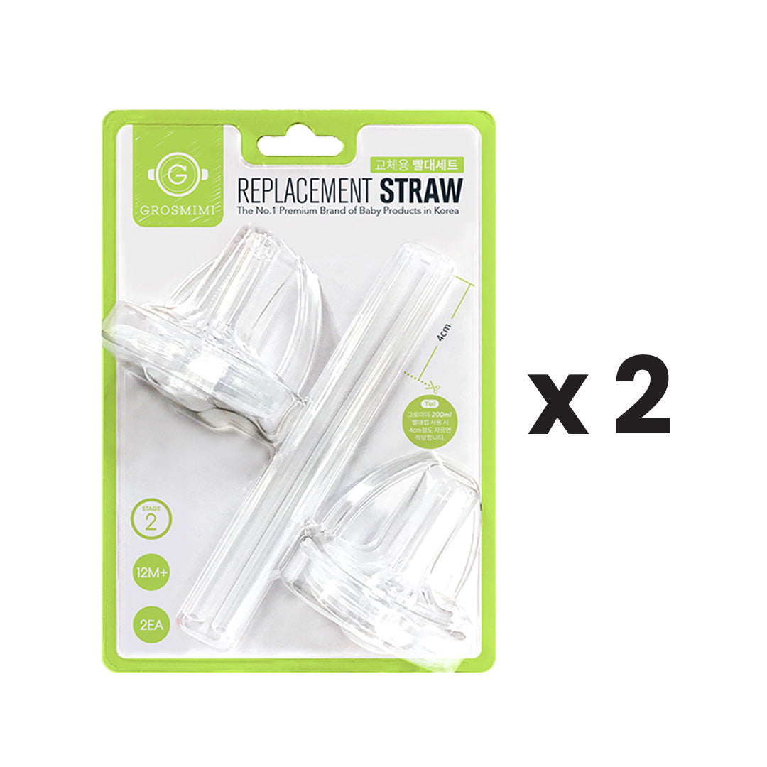Grosmimi Replacement Straws Stage 1 / Stage 2