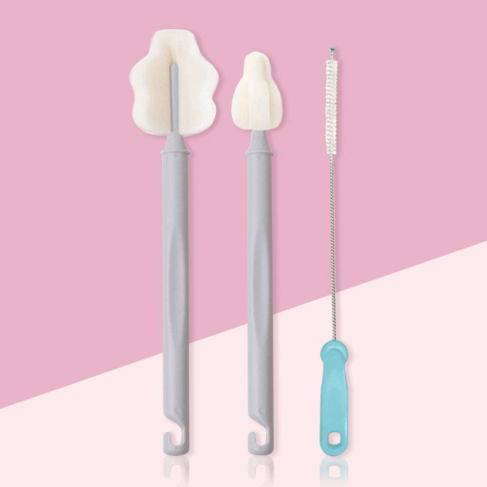 3 in 1 Brush (Bottle, Teat, Regular Straw)