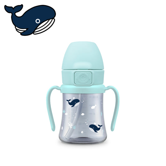 Grosmimi PPSU Baby Whale Straw Cup (300ml)* Limited Edition*