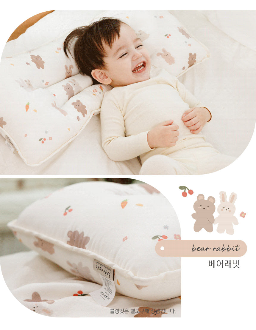 BEBENUVO Double-Sided Wide Baby Pillow