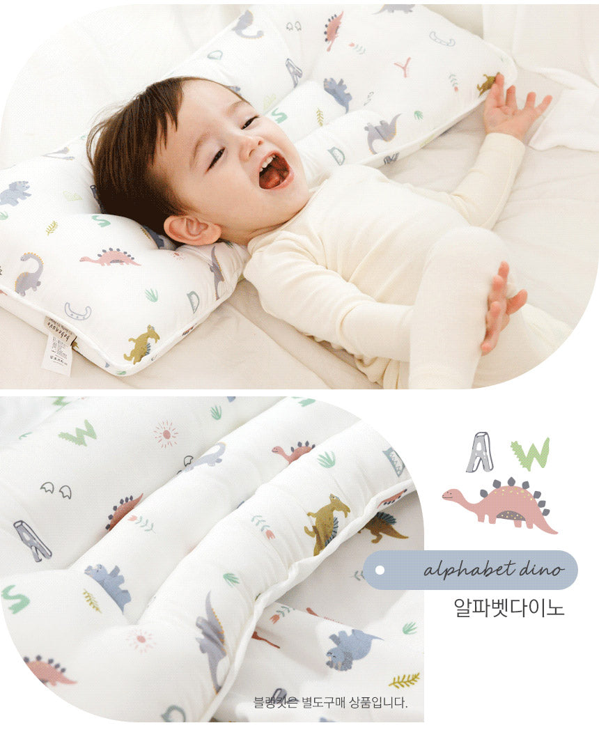 BEBENUVO Double-Sided Wide Baby Pillow