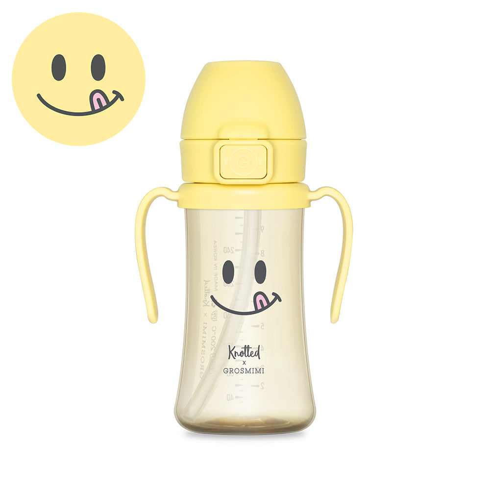 Grosmimi X Knotted PPSU Straw Cup 300 ml *Limited Edition*