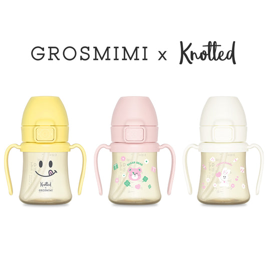 Grosmimi X Knotted PPSU Straw Cup 200 ml *Limited Edition*