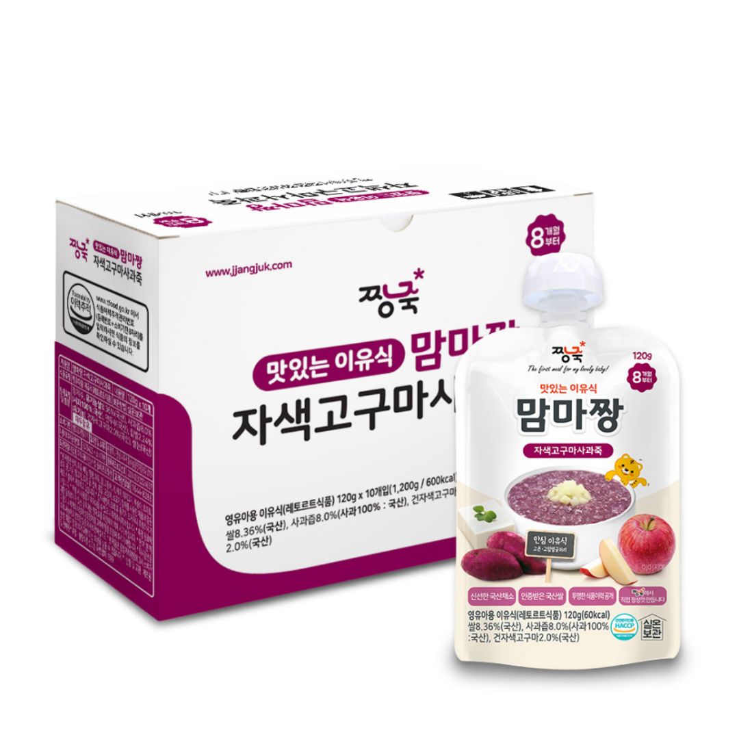 Jjangjuk Mammajjang Baby Porridge Pouch