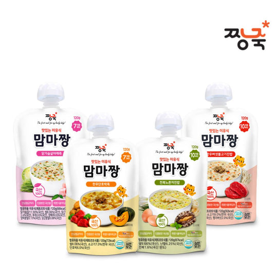 Jjangjuk Mammajjang Baby Porridge Pouch