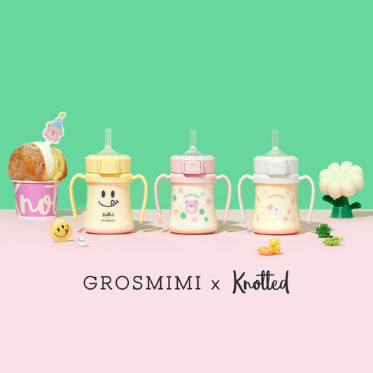 Grosmimi X Knotted PPSU Straw Cup 200 ml *Limited Edition*
