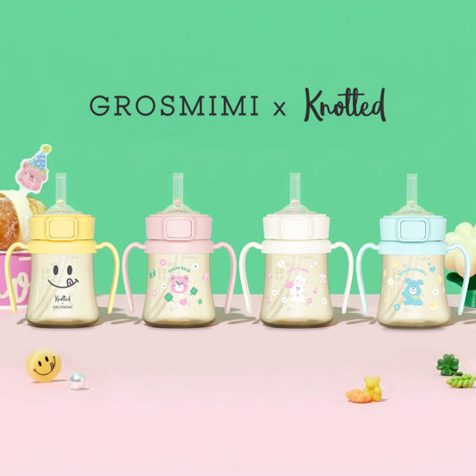Grosmimi X Knotted PPSU Straw Cup 200 ml *Limited Edition*