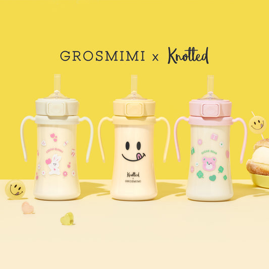 Grosmimi X Knotted PPSU Straw Cup 300 ml *Limited Edition*