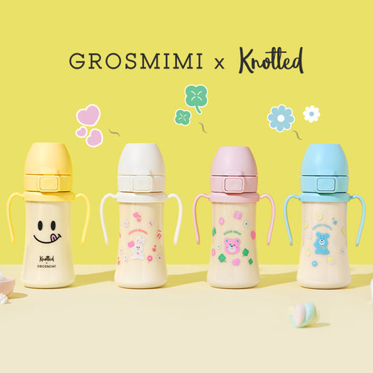 Grosmimi X Knotted PPSU Straw Cup 300 ml *Limited Edition*