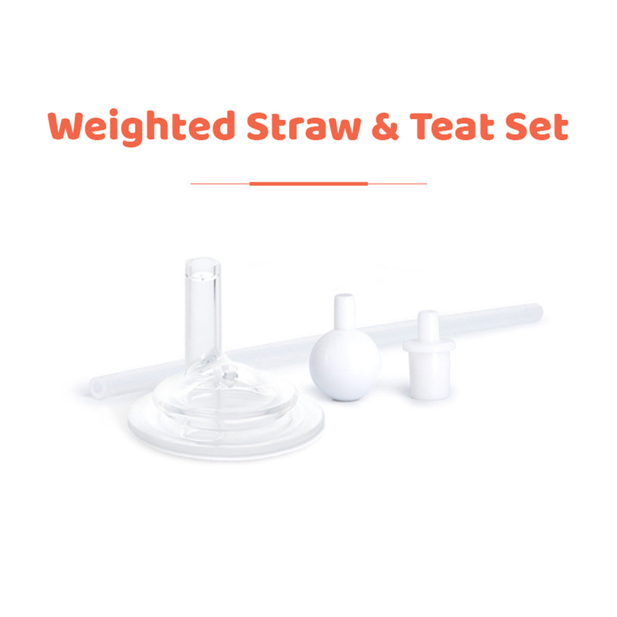 Grosmimi Weighted Straw and Teat Set