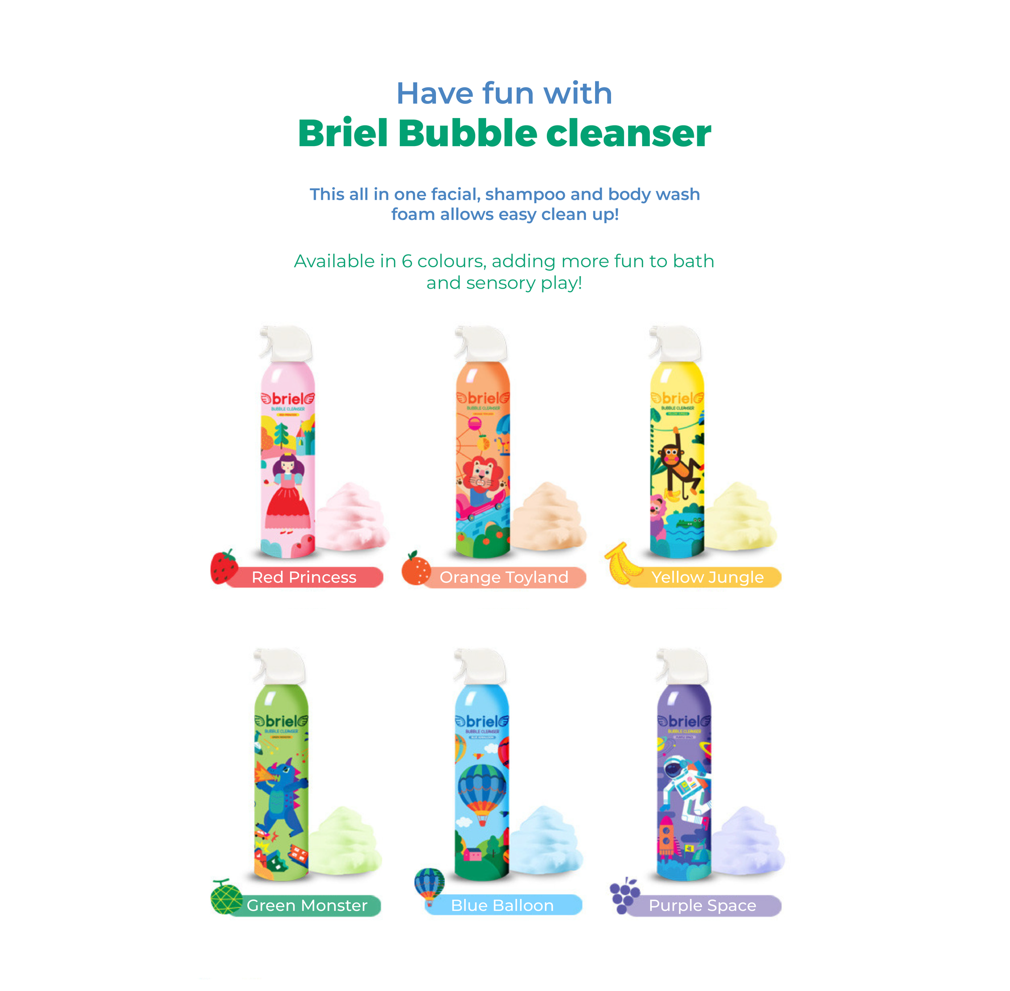 BRIEL Bubble Cleanser – Bume