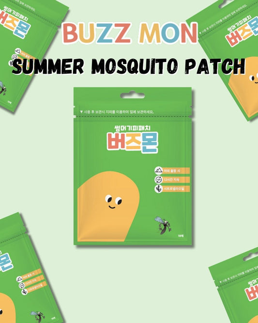 Buzzmon Summer Mosquito Patch (18 pieces/packet)