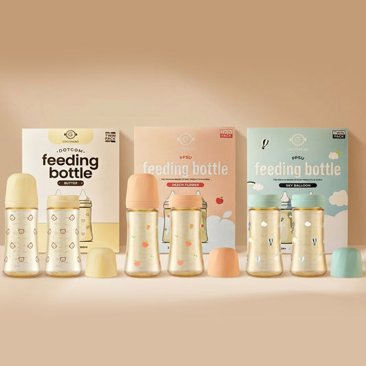 Feeding Bottle Twin Pack 200 ml / 300 ml (Teat NOT Included)