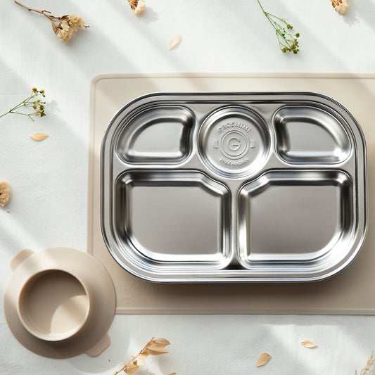 Grosmimi Stainless Steel Food Tray 5 Section